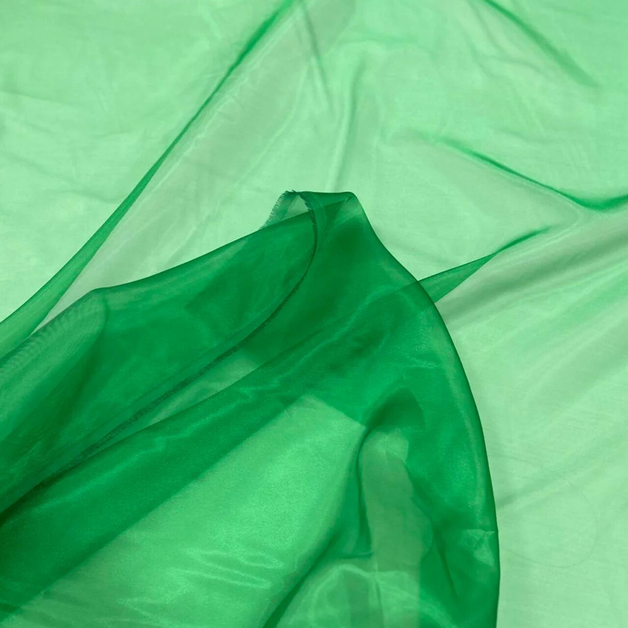 1 Yard Crinkle Barbie Organza Fabric Sheer, Crisp & Elegant for Decor Events & Crafts